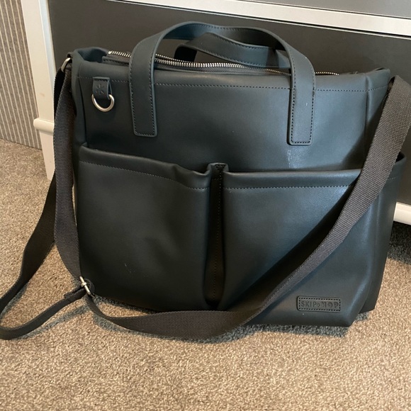 Skip Hop Handbags - Skip Hop Vegan Leather Baby Bag